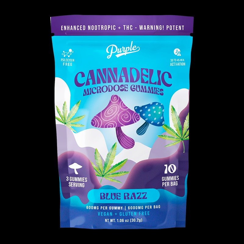 Cannadelics Microdose Gummies | Blue Razz