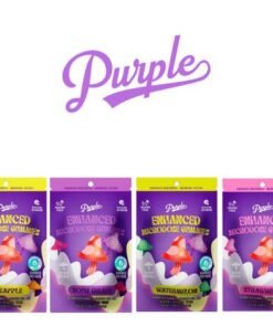Purple Mushroom Enhanced Microdose Gummies | Watermelon